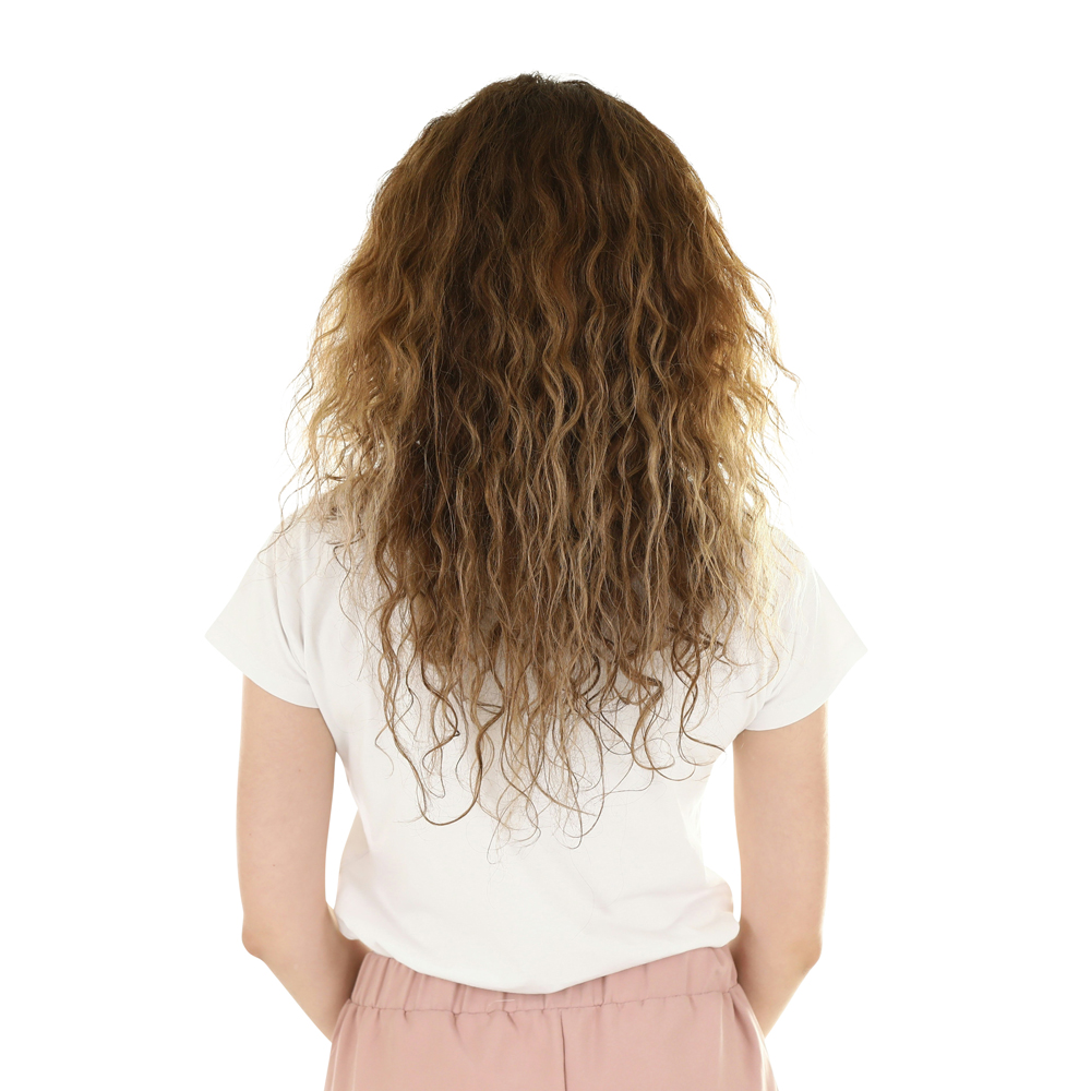 Complex hair masking applied to portrait image for precise background separation.