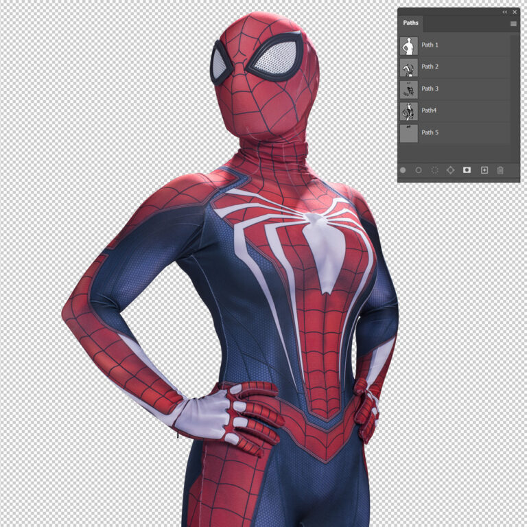 Image with precise clipping path applied for clean cut-out.