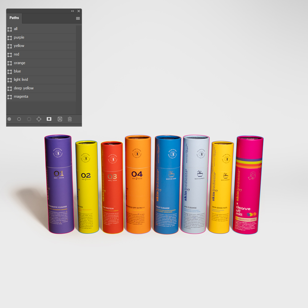 Image with precise clipping path applied for clean cut-out.
